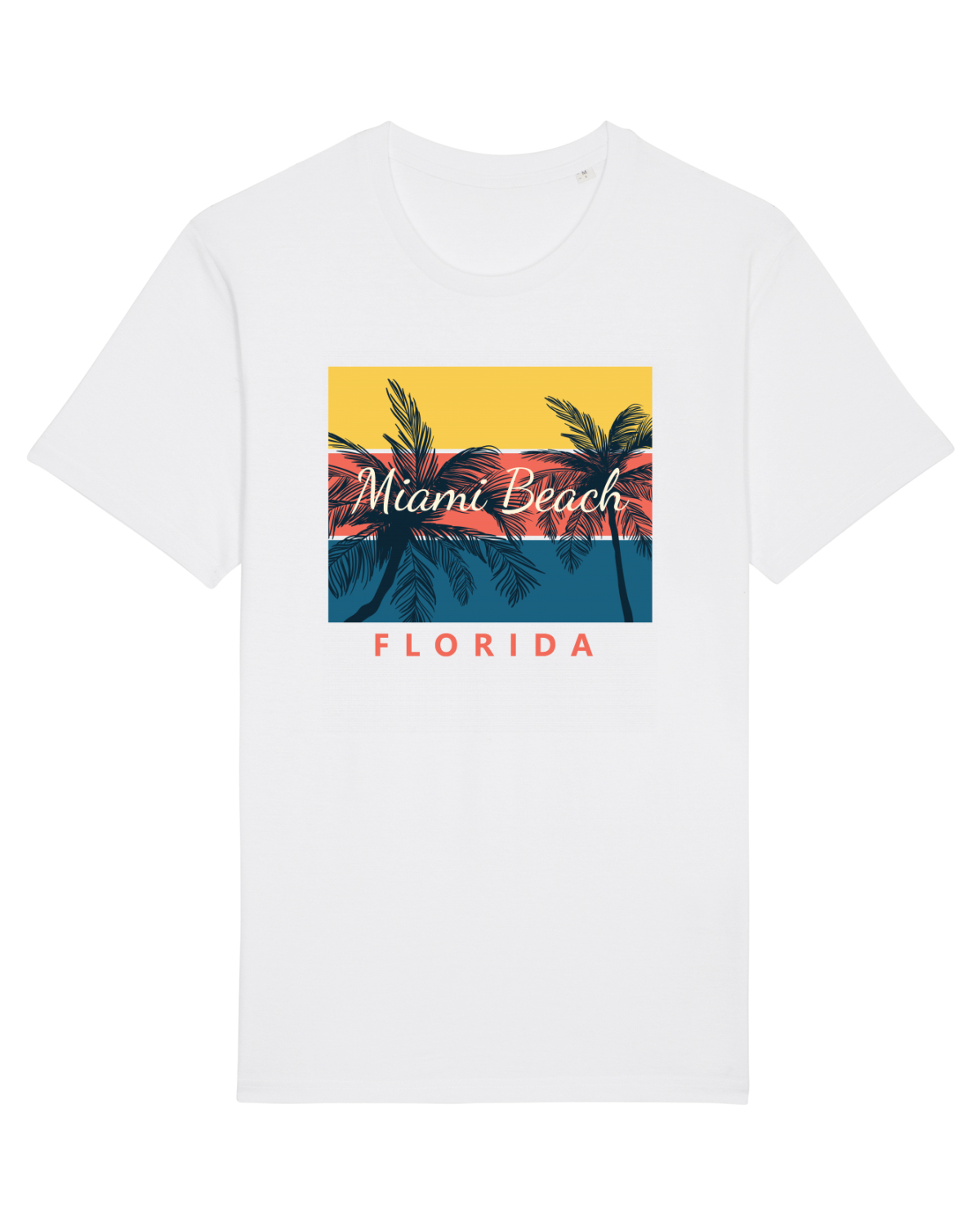 Tricou mânecă scurtă Unisex Rocker White