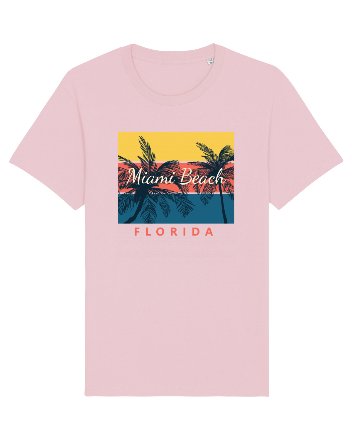 Tricou mânecă scurtă Unisex Rocker Cotton Pink
