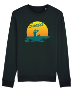 Ocean Sunset Blue Wave Bluză mânecă lungă Unisex Rise