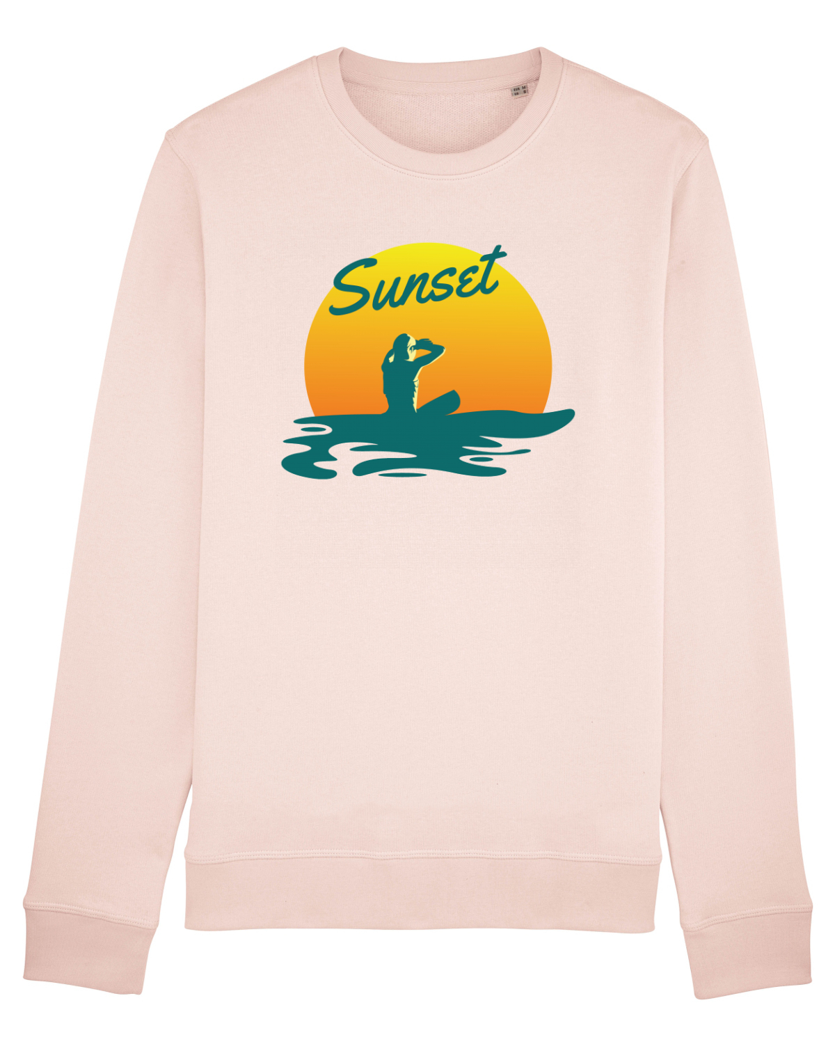 Bluză mânecă lungă Unisex Rise Candy Pink