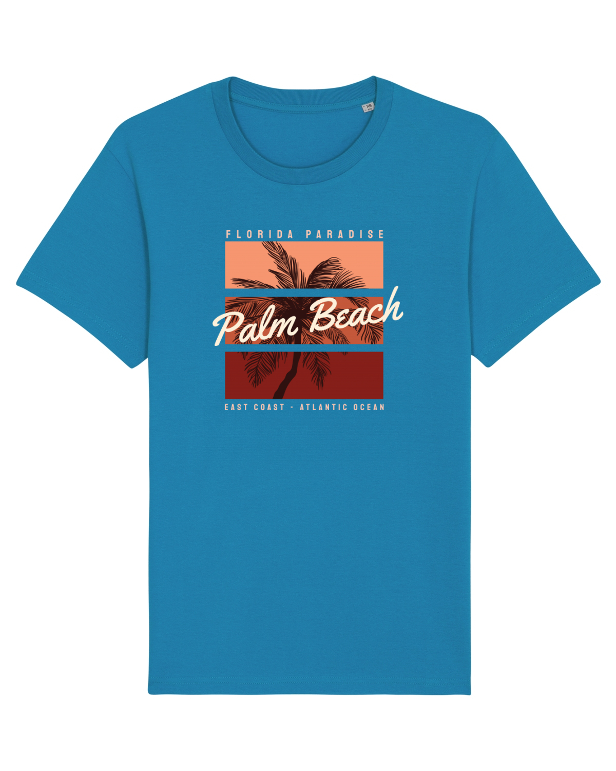 Tricou mânecă scurtă Unisex Rocker Azur