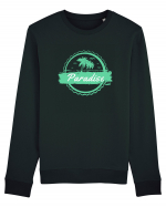 Paradise Green Palm Trees Bluză mânecă lungă Unisex Rise