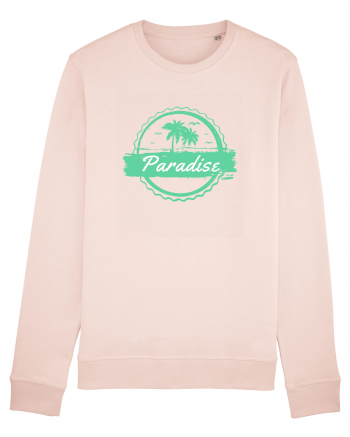 Paradise Green Palm Trees Candy Pink