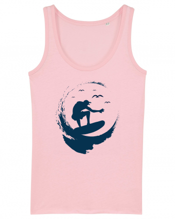 Perfect Wave Surf Life Ocean Cotton Pink