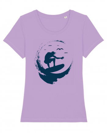 Perfect Wave Surf Life Ocean Lavender Dawn