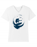 Perfect Wave Surf Life Ocean Tricou mânecă scurtă guler V Bărbat Presenter