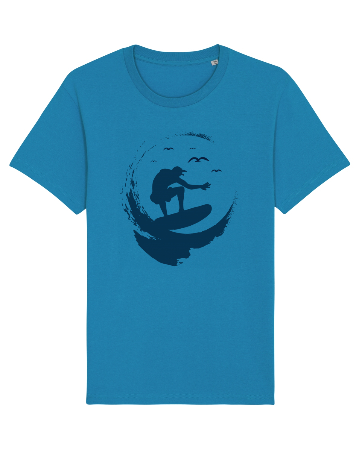 Tricou mânecă scurtă Unisex Rocker Azur