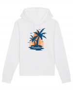 Retro Palm Tree Paradise Beach Hanorac Unisex Drummer