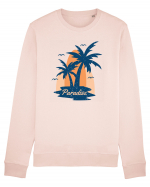 Retro Palm Tree Paradise Beach Bluză mânecă lungă Unisex Rise