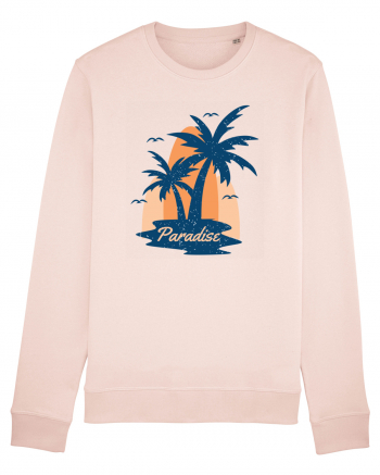 Retro Palm Tree Paradise Beach Candy Pink