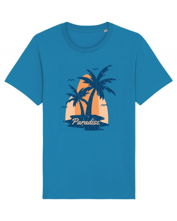 Retro Palm Tree Paradise Beach Azur