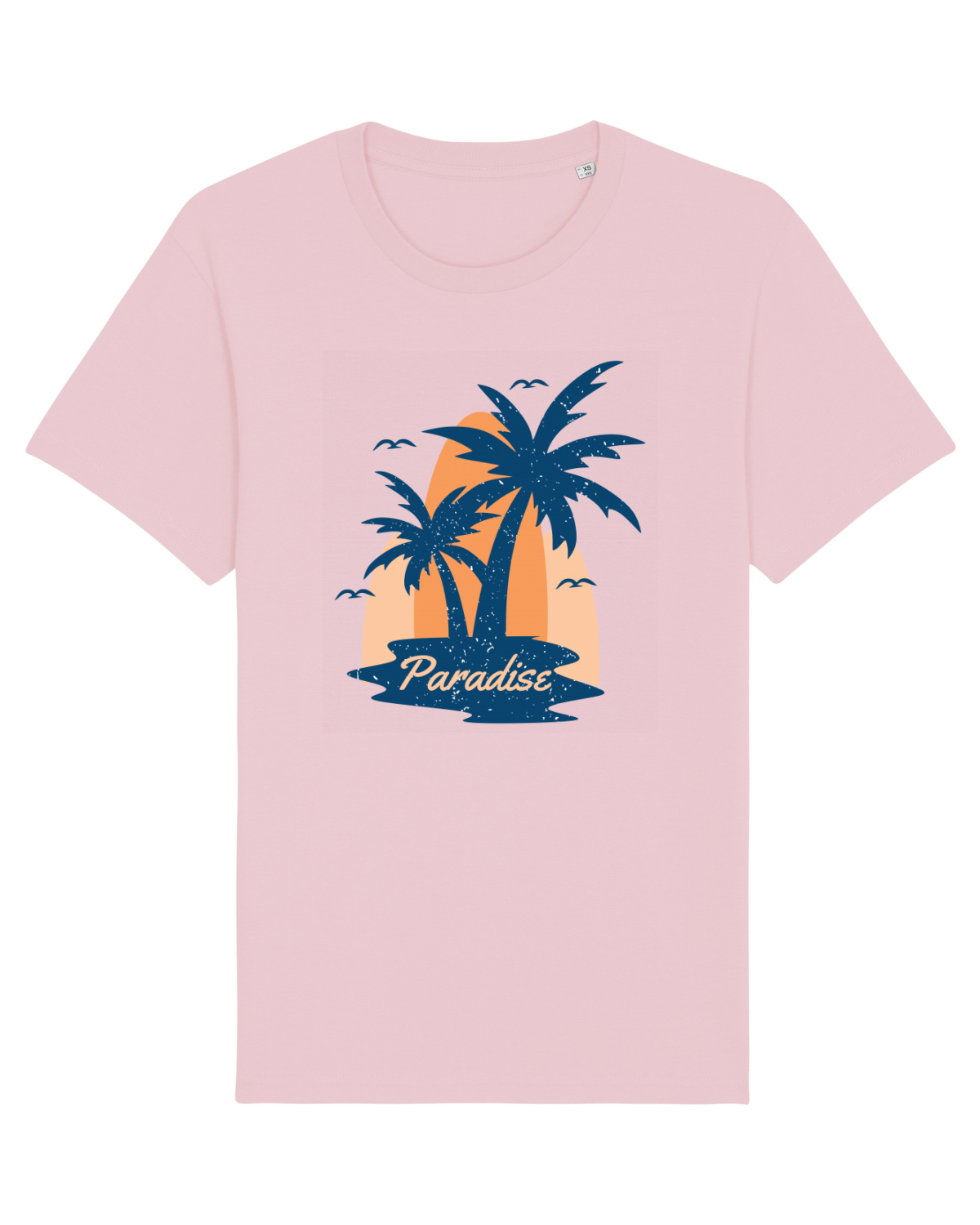 Tricou mânecă scurtă Unisex Rocker Cotton Pink