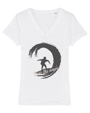 Ride The Wave Ocean White
