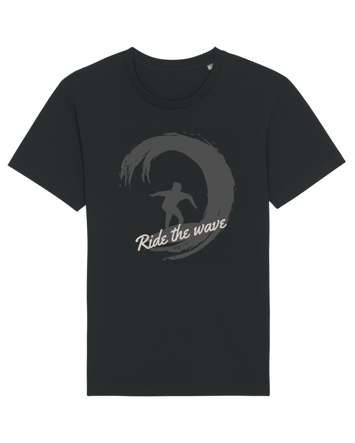 Tricou mânecă scurtă Unisex Rocker Black