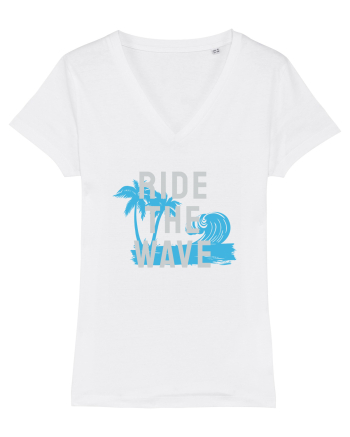 Ride The Wave Ocean Ride The Wave White