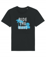 Ride The Wave Ocean Ride The Wave Tricou mânecă scurtă Unisex Rocker