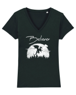 Dragons Believer Tricou mânecă scurtă guler V Damă Evoker