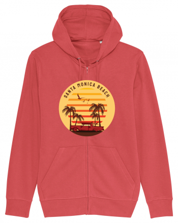 Santa Monica Beach Classic Sunset Carmine Red