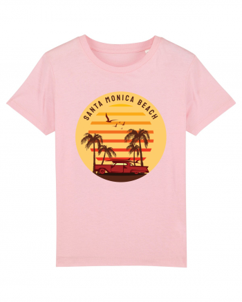 Santa Monica Beach Classic Sunset Cotton Pink