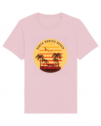 Santa Monica Beach Classic Sunset Cotton Pink