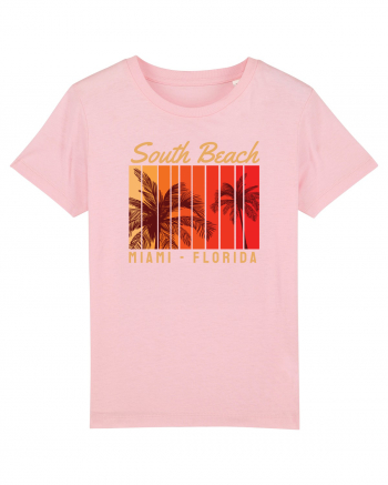 South Beach Miami Florida Cotton Pink