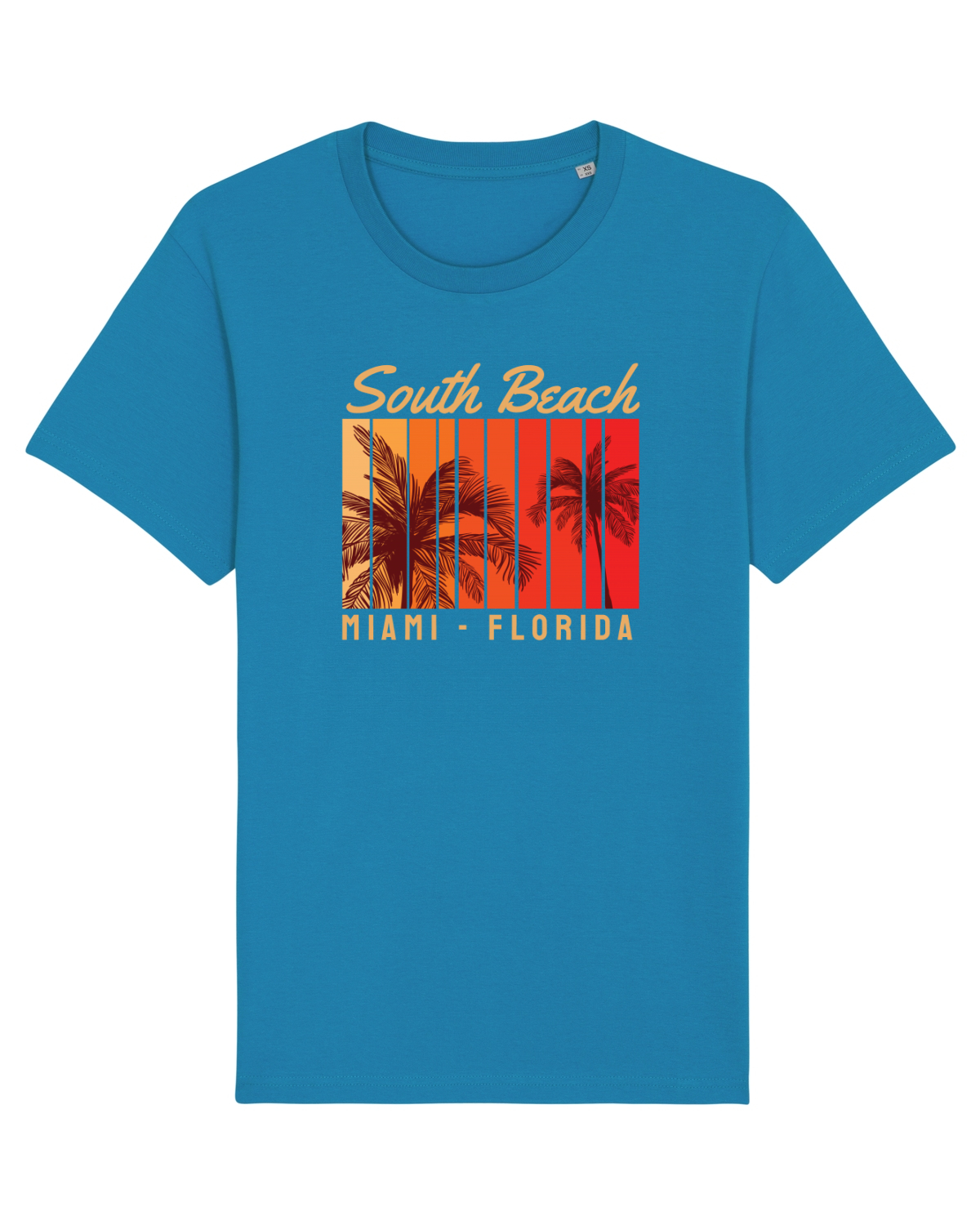 Tricou mânecă scurtă Unisex Rocker Azur