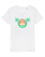 Sunset Palm Tree Beach Tricou mânecă scurtă  Copii Mini Creator