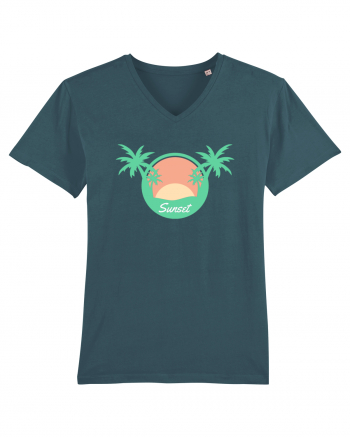 Sunset Palm Tree Beach Stargazer