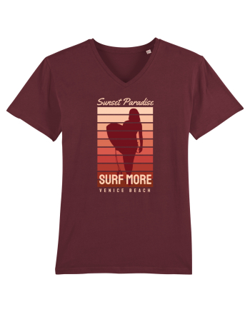 Surf More Venice Beach Burgundy