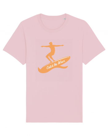 Surfer Catch The Wave Cotton Pink