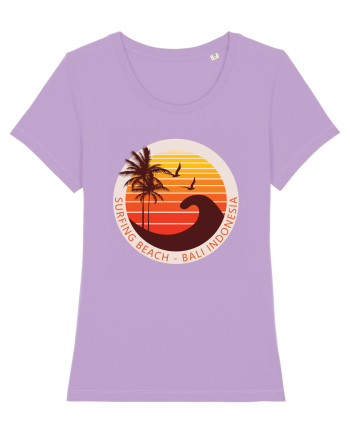 Surfing Beach Sunset Bali  Lavender Dawn