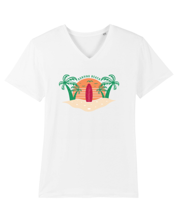 Surfing Beach White