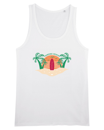 Surfing Beach White