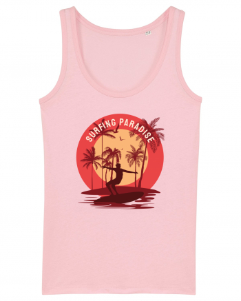 Surfing Paradise West Coast Cotton Pink