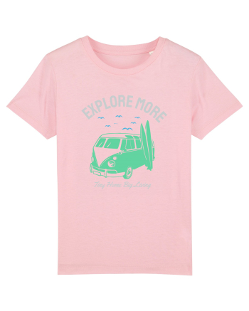 Tiny Home Big Living Beach Surf Cotton Pink