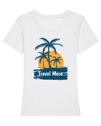 Travel More Amazing Sunset White