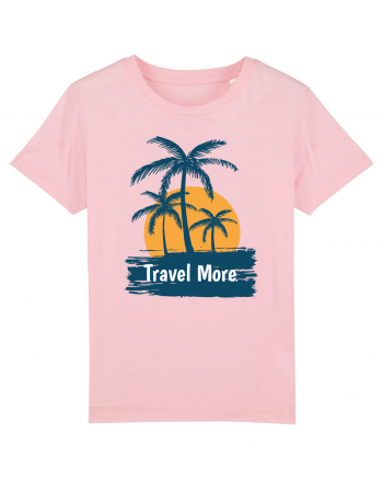 Travel More Amazing Sunset Cotton Pink