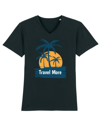 Travel More Amazing Sunset Black