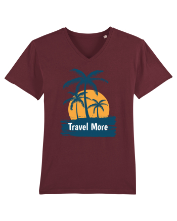 Travel More Amazing Sunset Burgundy
