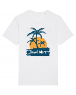 Travel More Amazing Sunset Tricou mânecă scurtă Unisex Rocker