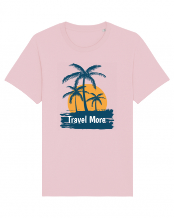 Travel More Amazing Sunset Cotton Pink