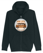 Van Life Explore The World Hanorac cu fermoar Unisex Connector