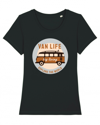 Van Life Explore The World Black