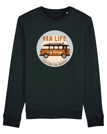 Van Life Explore The World Black
