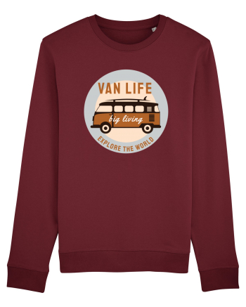 Van Life Explore The World Burgundy