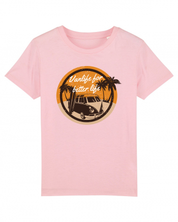 Vanlife For Better Life Cotton Pink