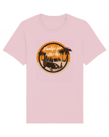 Vanlife For Better Life Cotton Pink