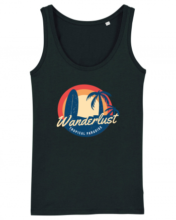 Wanderlust Tropical Paradise Black