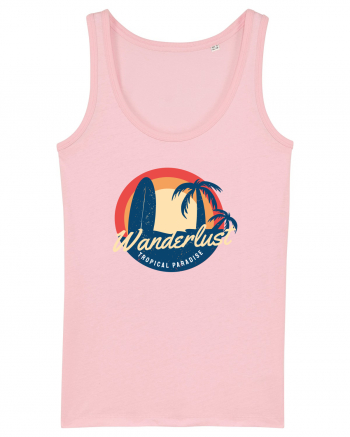 Wanderlust Tropical Paradise Cotton Pink