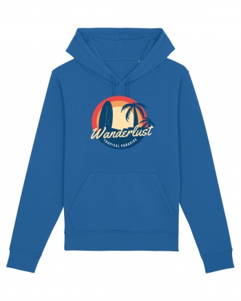 Wanderlust Tropical Paradise Royal Blue